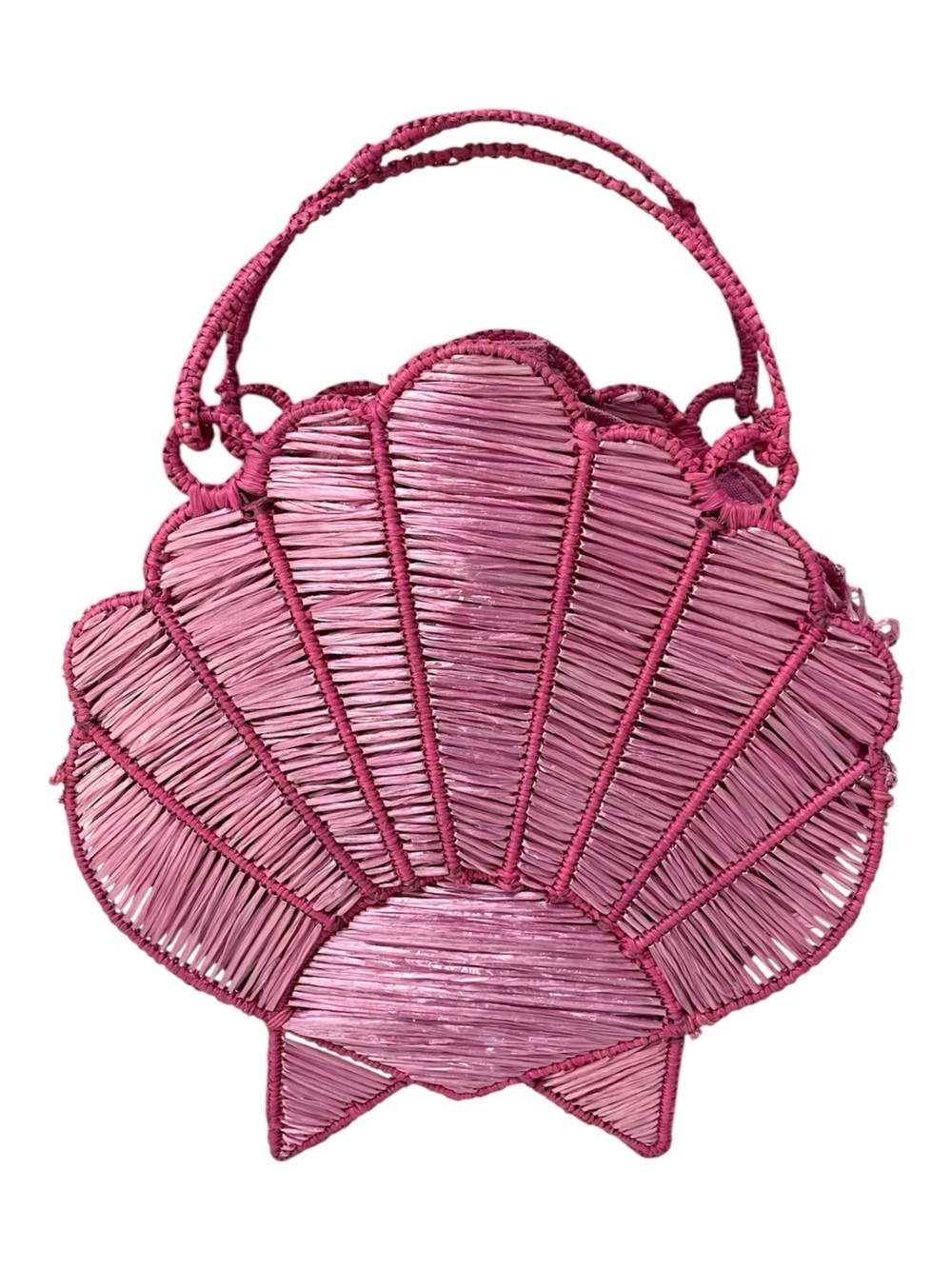 Poolside The Love Song Clutch Bubble Gum Pink Beach Bag Scallop Sea Shell Purse